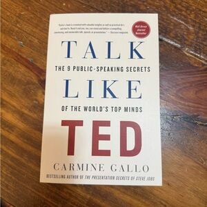 Talk Like TED Book by Carmine Gallo